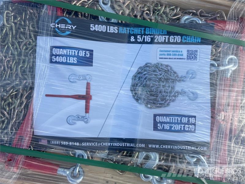  Quantity of Ratchet Binder and Chain (Unused) Otros componentes
