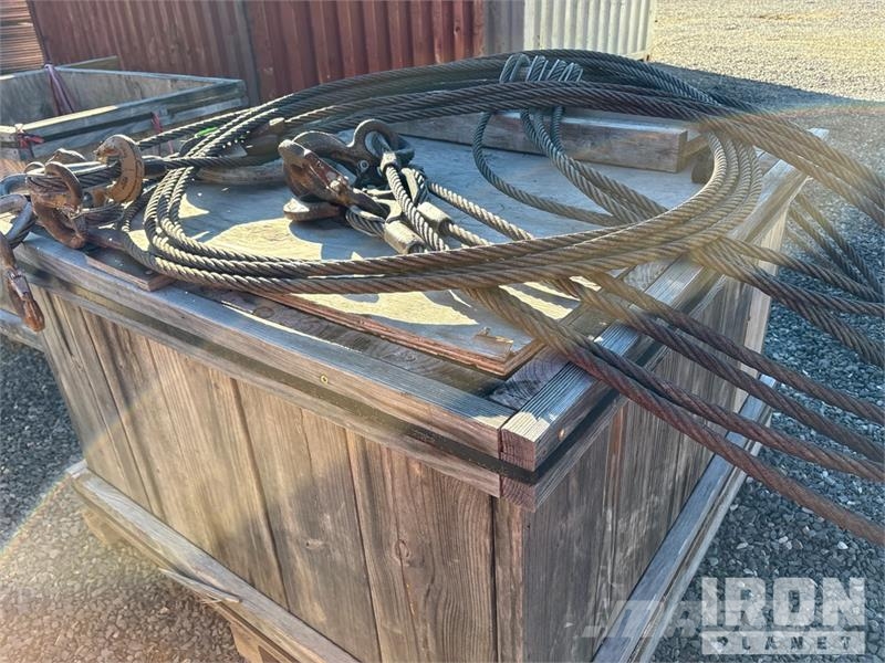 Quantity of Rigging Krandele og udstyr