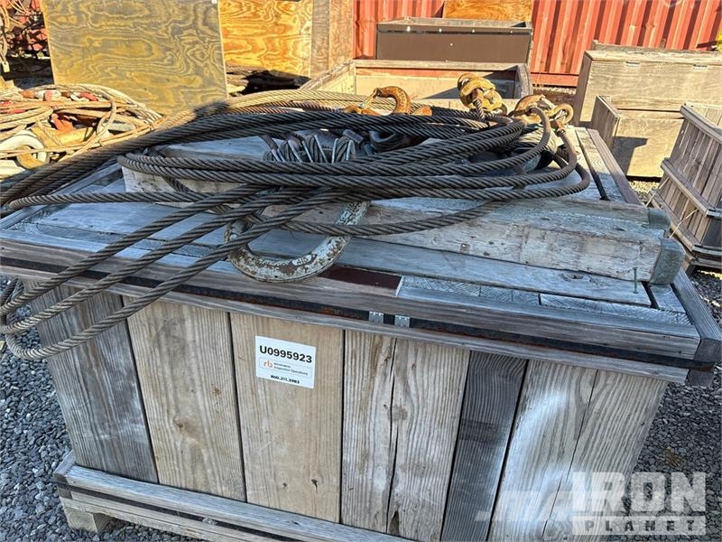 Quantity of Rigging Krandele og udstyr