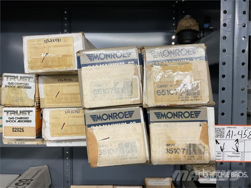  Quantity of Shocks, Air Bags, Tie Rods 其他組件