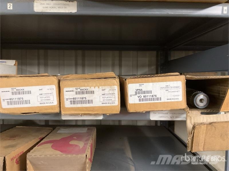  Quantity of Shocks, Brake Chambers, S-Cams & Misce Άλλα εξαρτήματα