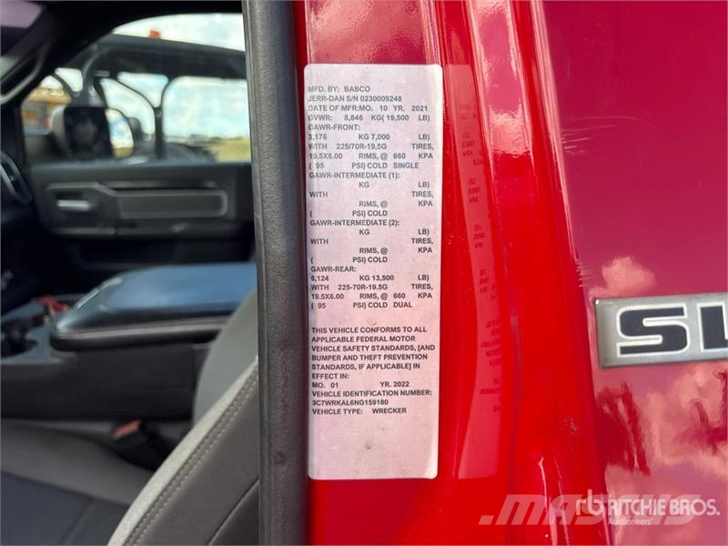 RAM 4500 4x2 Tow Truck Bjærgningskøretøjer