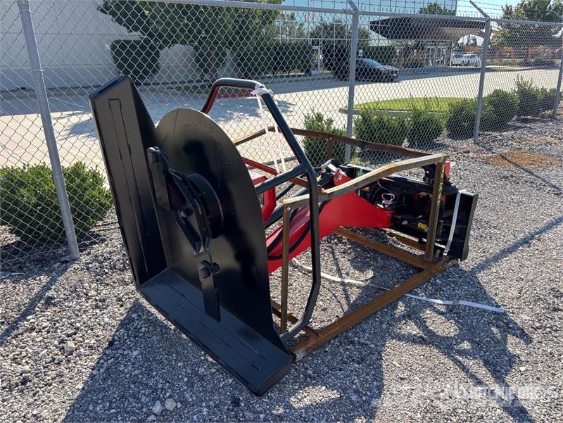 Raytree RABC44 44 in Articulating Skid Steer Brush Corta-césped delanteros y traseros