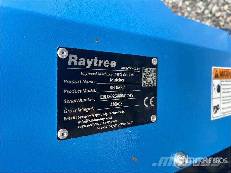  Raytree REDM32 32 in Excavator Drum Mulcher - Fits その他部品