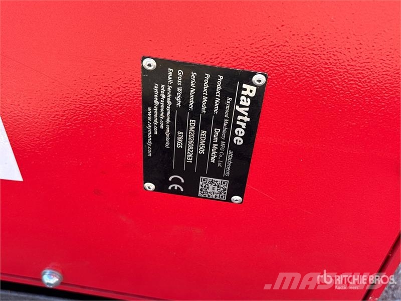 Raytree REDM50S 50 in Excavator Mulcher - Fits Cat 其他组件