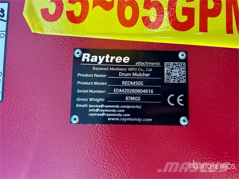 Raytree REDM50S 50 in Excavator Mulcher - Fits Cat その他部品