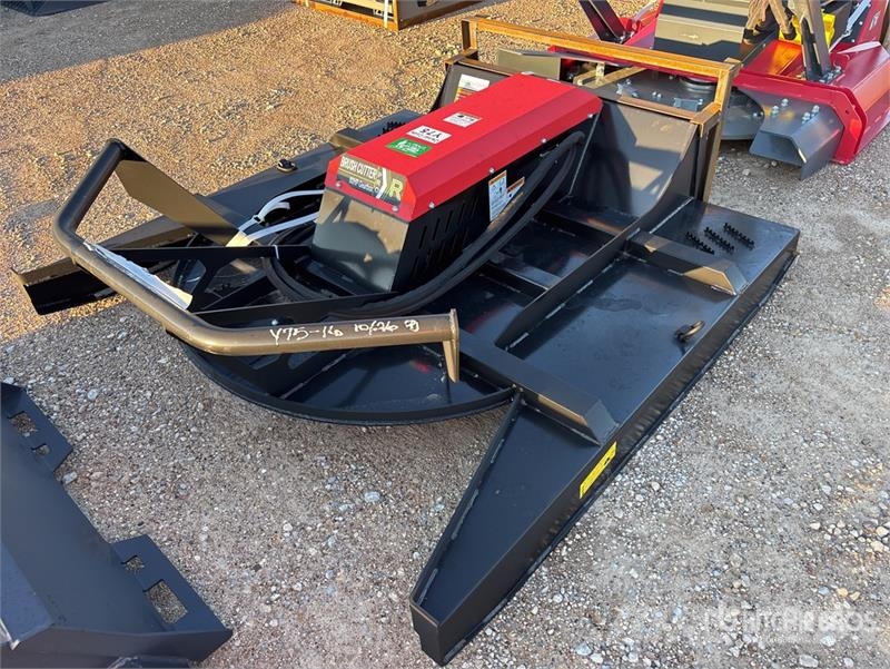  Raytree RHBC72S 72 in 4-Blade Skid Steer Brush Cut Corta-césped delanteros y traseros