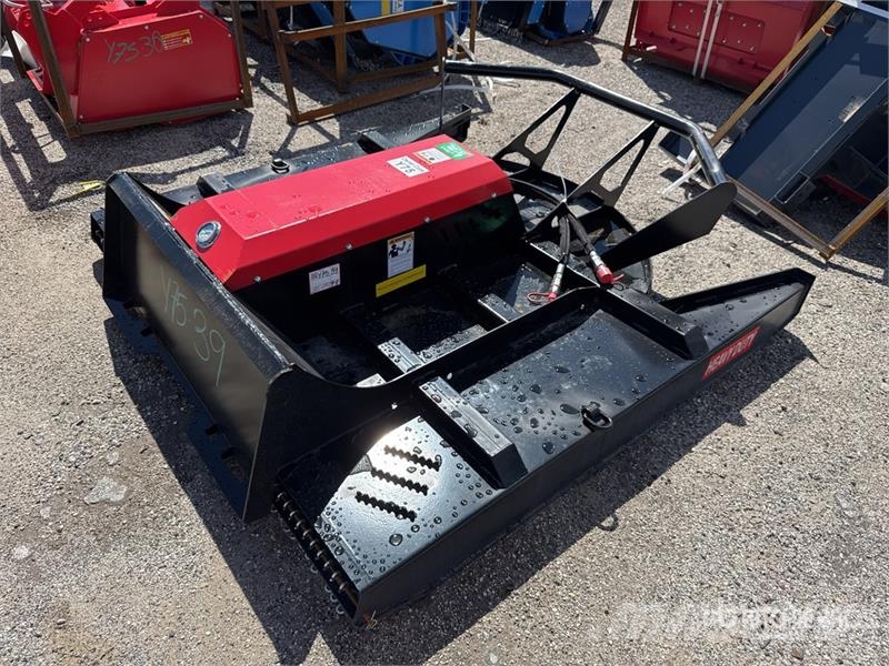  Raytree RHBC72S 72 in 4-Blade Skid Steer Brush Cut Piekabināmās pļaujmašīnas