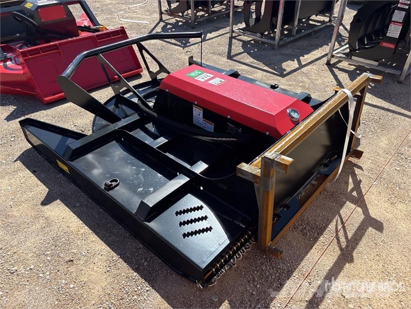 Raytree RHBC72S 72 in 4-Blade Skid Steer Brush Cut Corta-césped delanteros y traseros