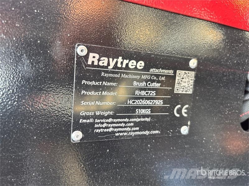 Raytree RHBC72S 72 in 4-Blade Skid Steer Brush Cut Навісні та причіпні косарки