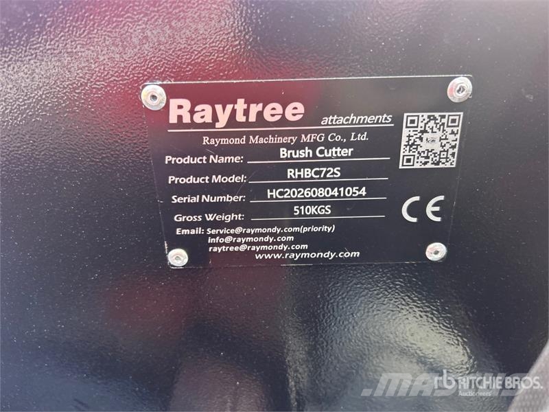 Raytree RHBC72S 72 in 4-Blade Skid Steer Brush Cut Косачки за монтиране и теглене