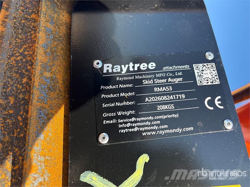 Raytree RMA42 Skid Steer Auger (Unused) Perfuradoras