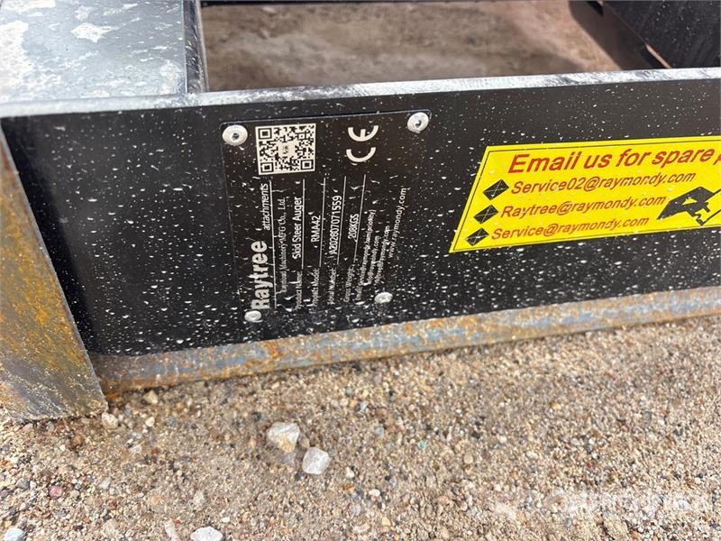 Raytree RMA42 Skid Steer Auger (Unused) 드릴