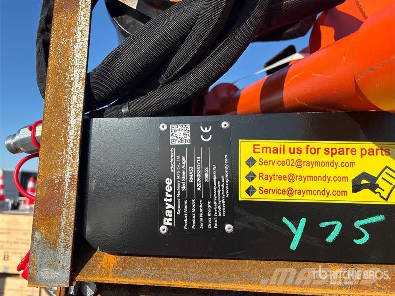 Raytree RMA42 Skid Steer Auger (Unused) Perfuradoras