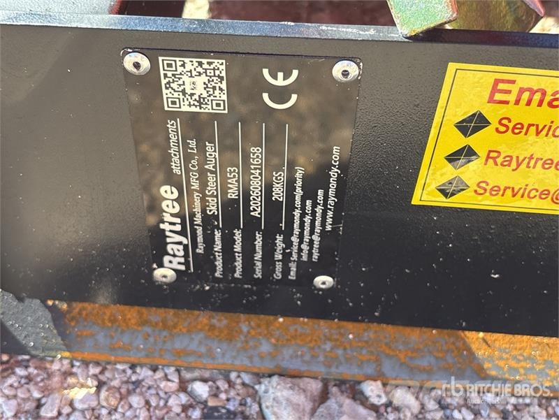  Raytree RMA42 Skid Steer Auger (Unused) مثاقيب
