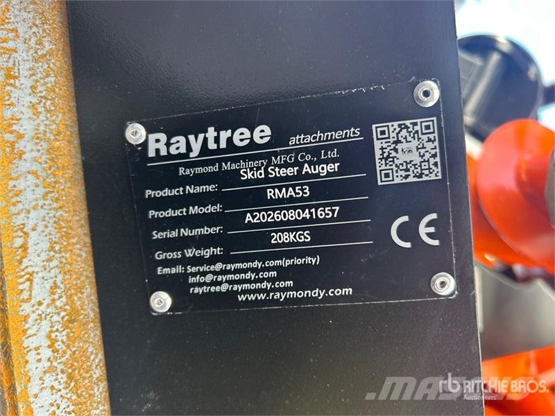  Raytree RMA42 Skid Steer Auger (Unused) مثاقيب