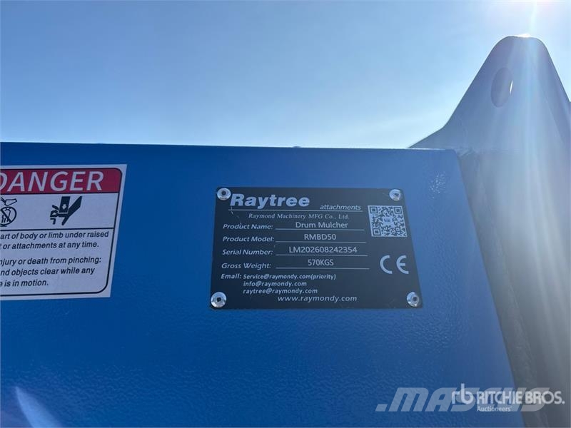  Raytree RMBD50 50 in Drum Skid Steer Mulcher (Unus Metsä murskaimet