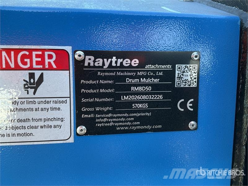 Raytree RMBD50 50 in Drum Skid Steer Mulcher (Unus Forstmulcher