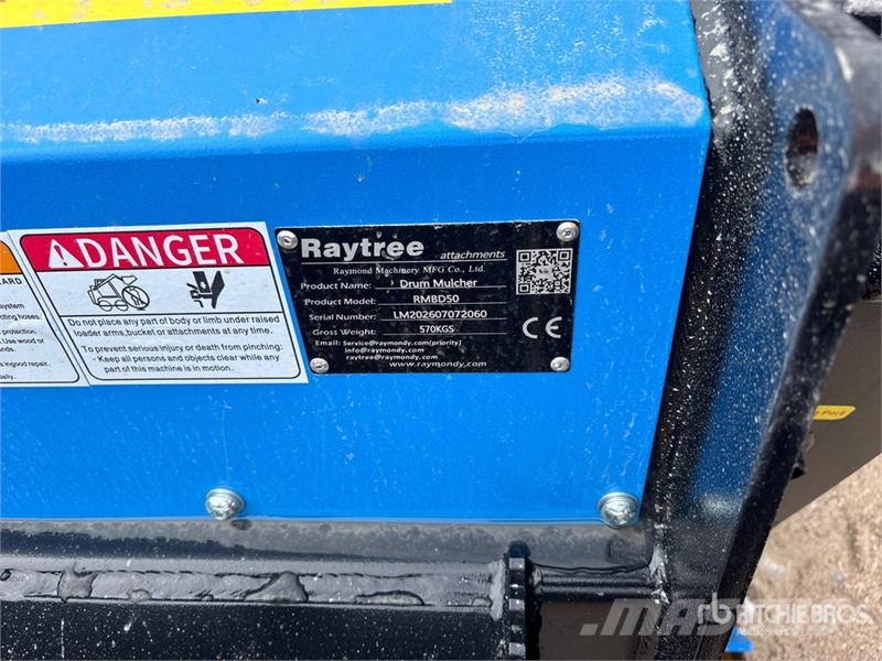  Raytree RMBD50 50 in Drum Skid Steer Mulcher (Unus Stobbenfreesmachines