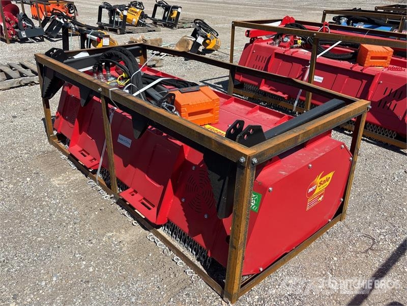 Raytree RMBD72S 72 in Drum Skid Steer Mulcher (Unu Buskryddere / Grenknusere