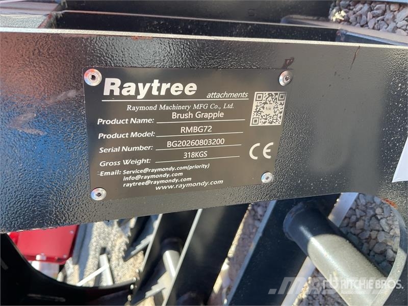  Raytree RMBG72 72 in Root Skid Steer Grapple (Unus Markolók