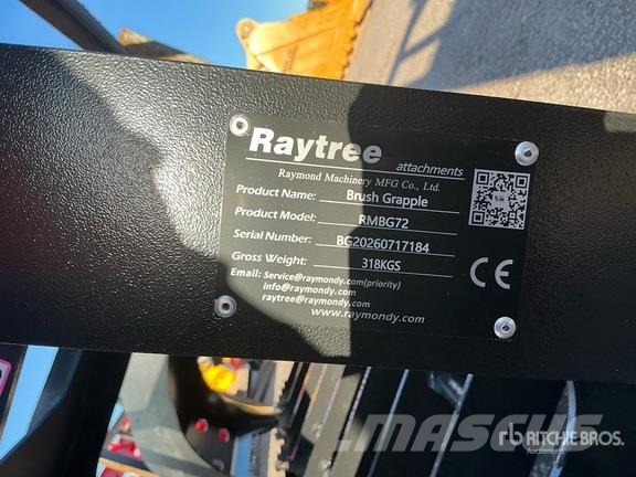  Raytree RMBG72 72 in Root Skid Steer Grapple (Unus Grijpers