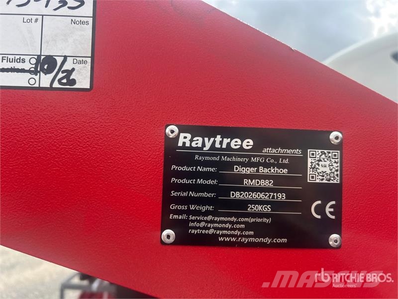 Raytree RMDB82 Skid Steer Backhoe (Unused) Pelle rétro arrière