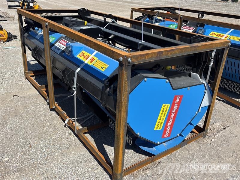  Raytree RMDM72SS 72 in Drum Skid Steer Mulcher (Un Lesní mulčovače