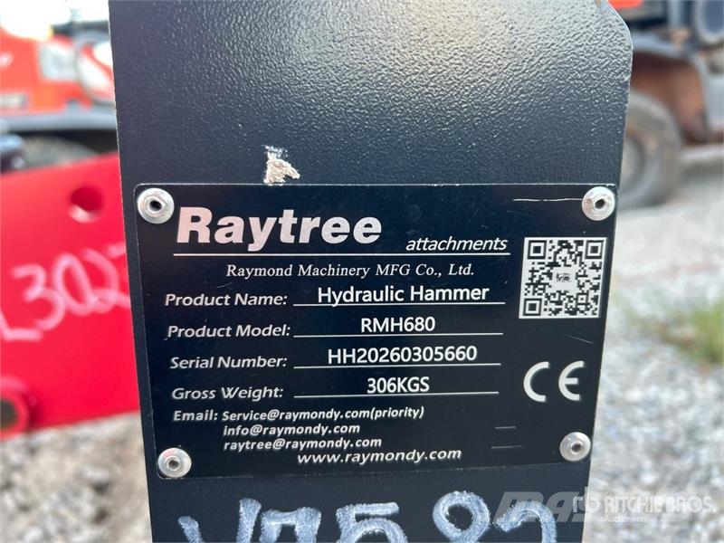 Raytree RMH680 Q/C . Skid Steer Breaker Гидромолоты