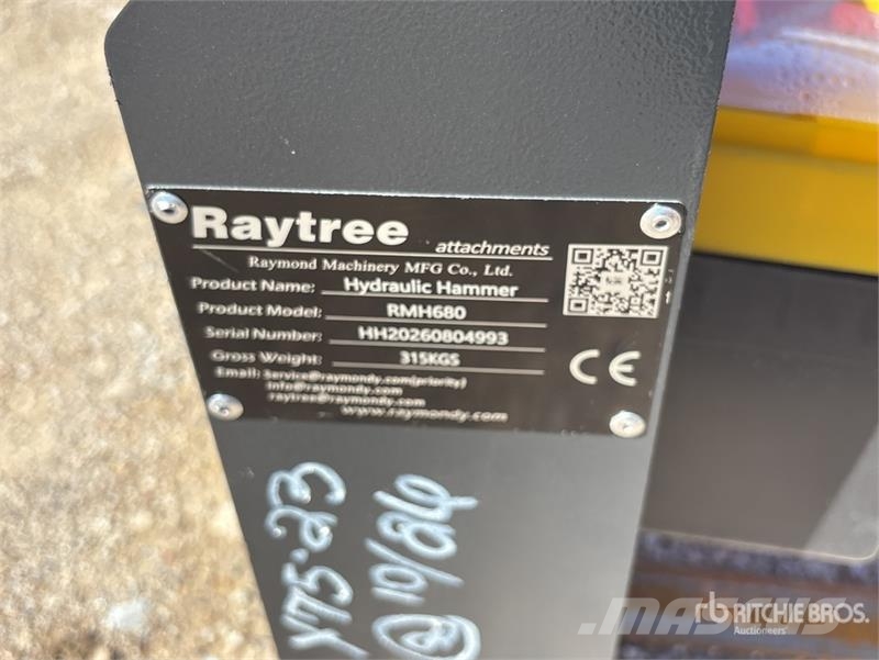 Raytree RMH680 Skid Steer Breaker (Unused) Плуги