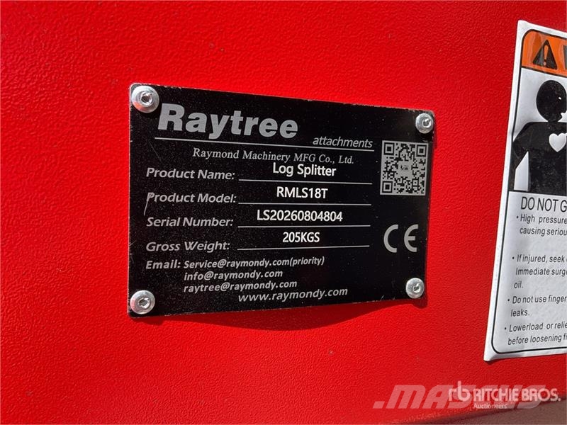  Raytree RMLS18T 24 in Skid Steer Log Splitter (Unu Cepilniki, lesni drobilci, in žage