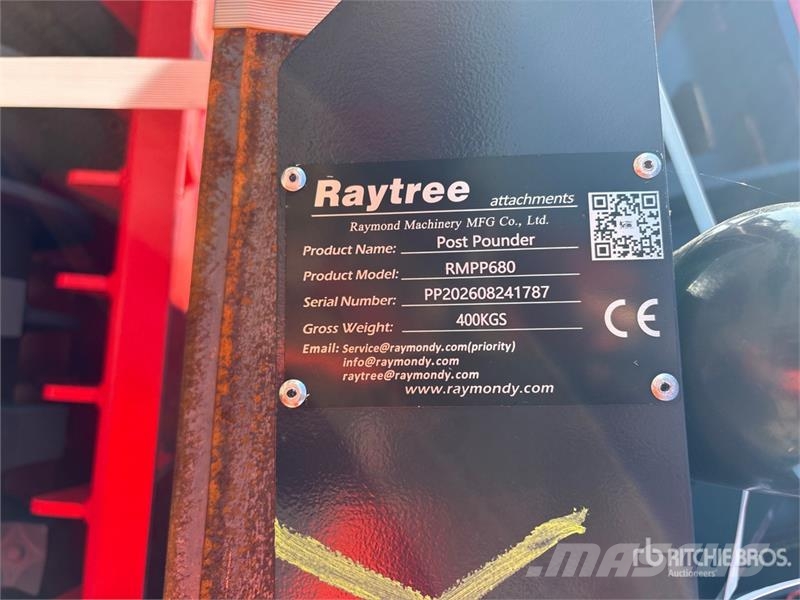 Raytree RMPP680 Skid Steer Post Driver (Unused) Technika pre oplotenie a ohrady