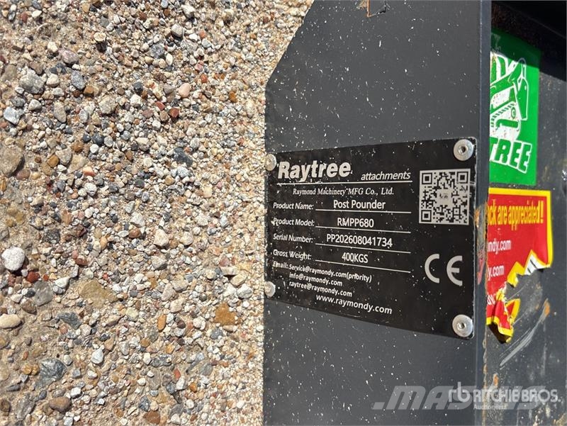 Raytree RMPP680 Skid Steer Post Driver (Unused) Zäune und Zubehör