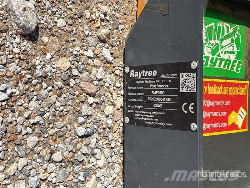 Raytree RMPP680 Skid Steer Post Driver (Unused) Zäune und Zubehör