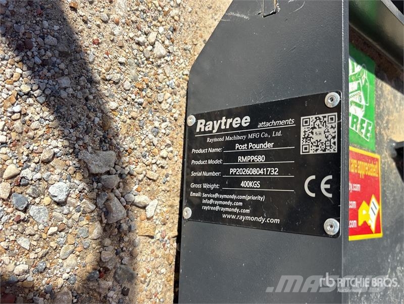 Raytree RMPP680 Skid Steer Post Driver (Unused) Zäune und Zubehör