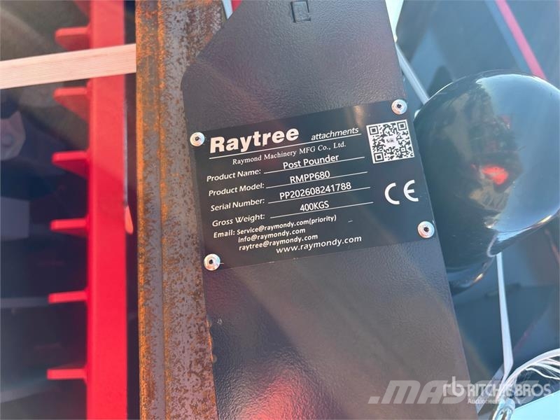 Raytree RMPP680 Skid Steer Post Driver (Unused) Technika pre oplotenie a ohrady