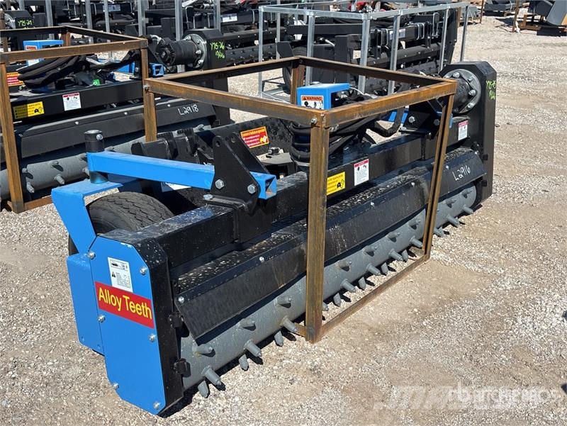  Raytree RMSC78 78 in Skid Steer Power Rake (Unused مكابس وميبسات التبن