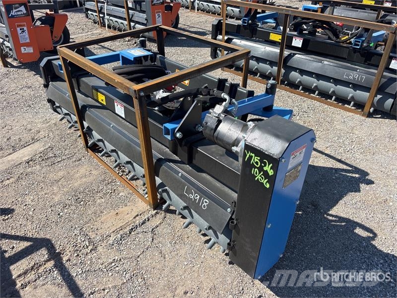  Raytree RMSC78 78 in Skid Steer Power Rake (Unused مكابس وميبسات التبن