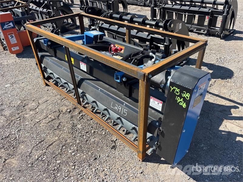  Raytree RMSC78 78 in Skid Steer Power Rake (Unused مكابس وميبسات التبن