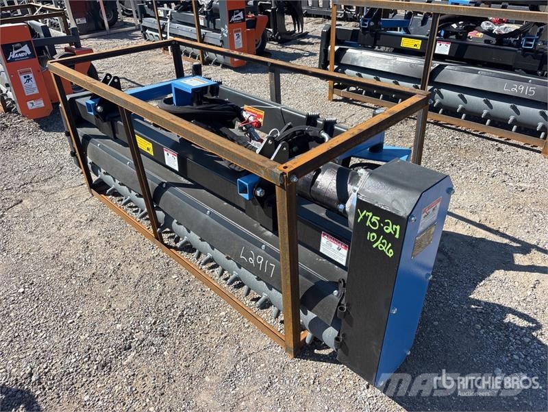  Raytree RMSC78 78 in Skid Steer Power Rake (Unused مكابس وميبسات التبن