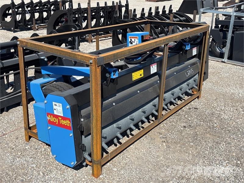  Raytree RMSC78 78 in Skid Steer Power Rake (Unused مكابس وميبسات التبن
