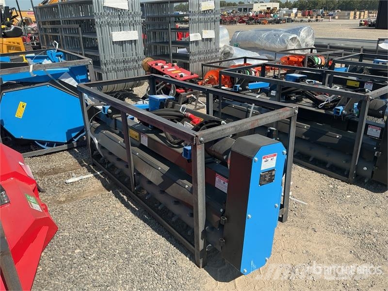 Raytree RMSC78 78 in Skid Steer Power Rake (Unused 犁耙和摊草机