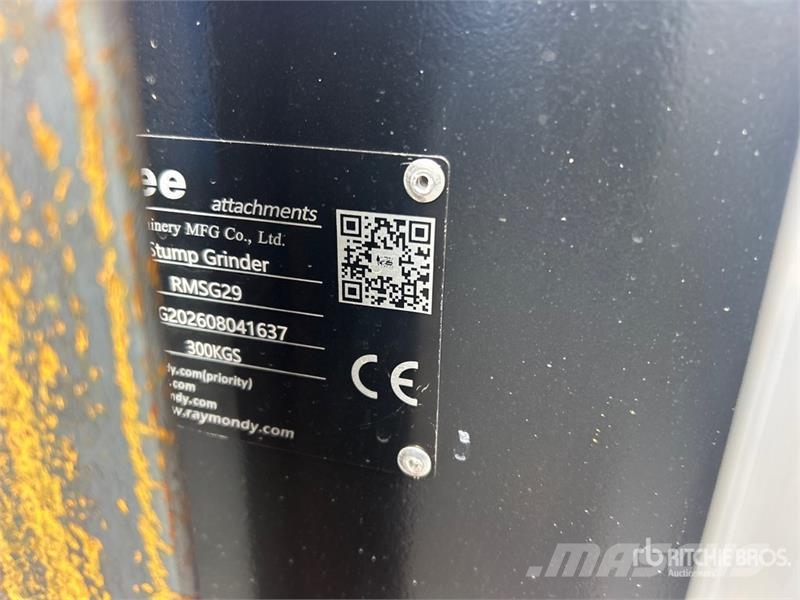 Raytree RMSG29 Skid Steer Stump Grinder (Unused) Roto drljače i motokultivatori