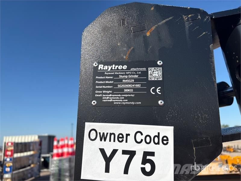 Raytree RMSG29 Skid Steer Stump Grinder (Unused) Power harrows and rototillers