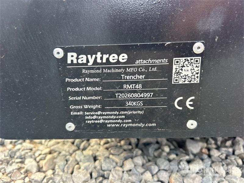 Raytree RMT48 Skid Steer Trencher (Unused) Tranšėjų ekskavatoriai