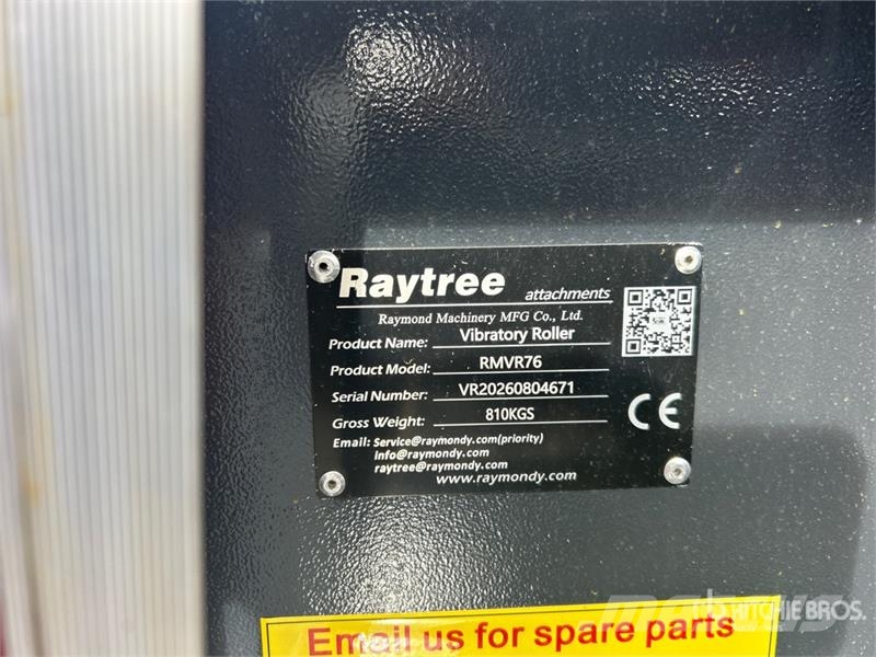 Raytree RMVR76 76 in Skid Steer Vibratory Roller ( Tavaluguri