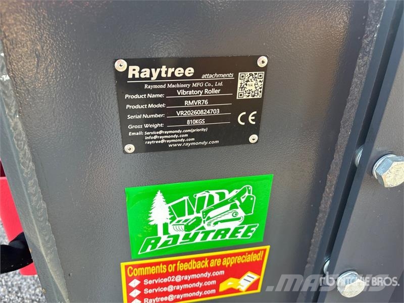  Raytree RMVR76 76 in Skid Steer Vibratory Roller ( Οδοστρωτήρες
