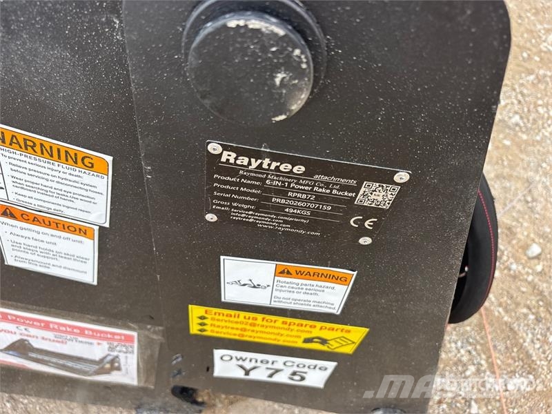 Raytree RPRB72 72 in Skid Steer Bucket (Unused) Godet