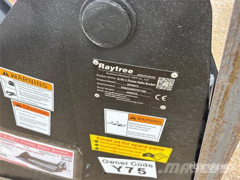 Raytree RPRB72 72 in Skid Steer Bucket (Unused) Godet