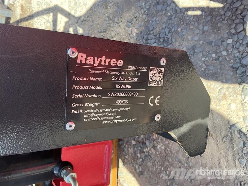 Raytree RSWD96 94 in PAT Skid Steer Dozer (Unused) Бульдозерные отвалы